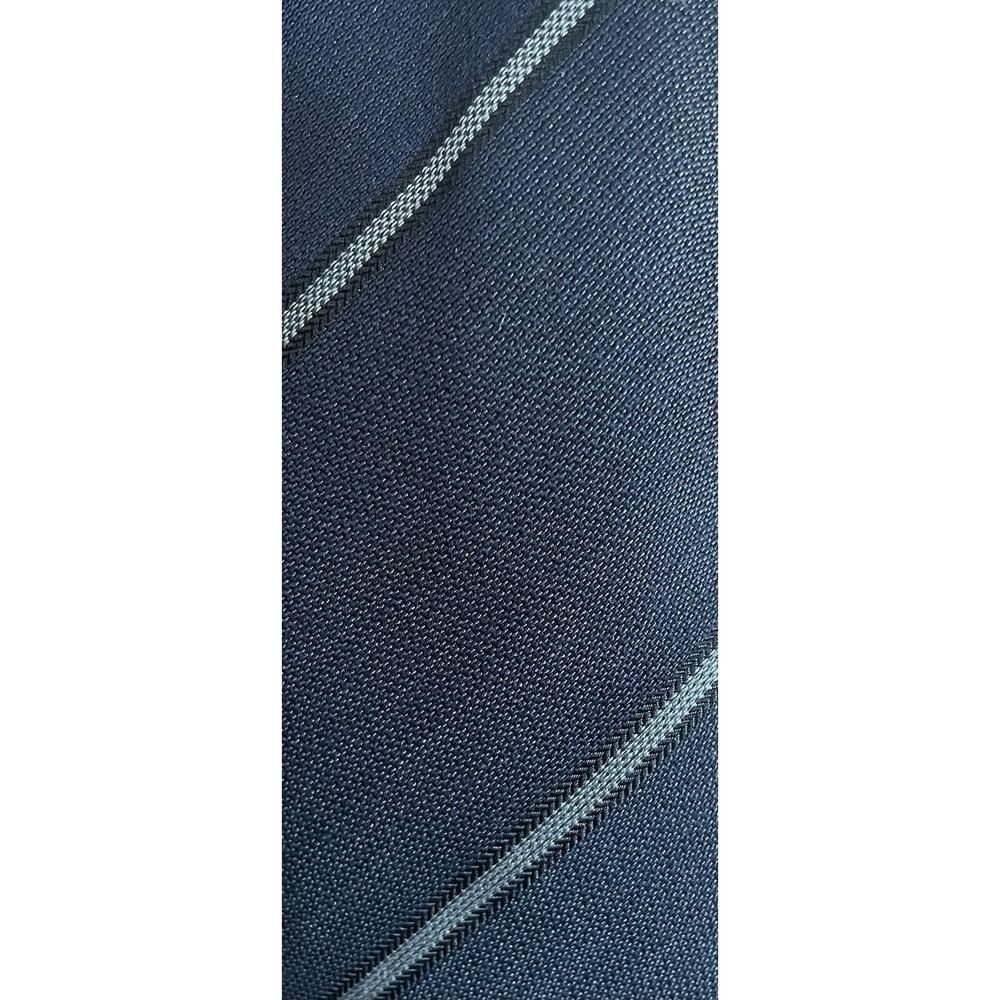 THEORY Silk‎ Blend Thin Skinny Slim Men's Tie Necktie Blue / Gray Stripes 2.5"